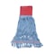 Boardwalk Large Looped-End Wet Mop, Blue, Cotton/Rayon/Polyester, PK12 BWK1800LBDZ - alternate 1